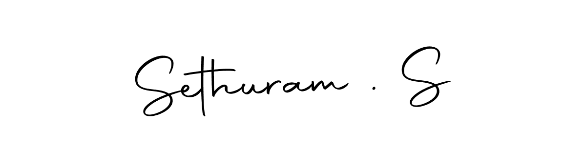 if you are searching for the best signature style for your name Sethuram . S. so please give up your signature search. here we have designed multiple signature styles  using Autography-DOLnW. Sethuram . S signature style 10 images and pictures png