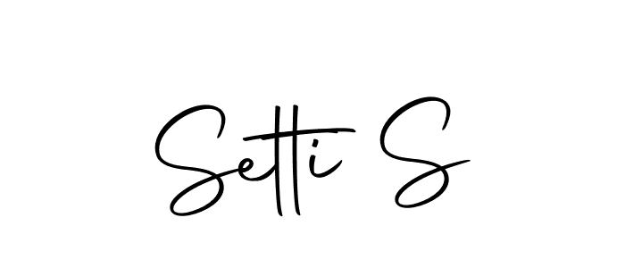 The best way (Autography-DOLnW) to make a short signature is to pick only two or three words in your name. The name Setti S include a total of six letters. For converting this name. Setti S signature style 10 images and pictures png