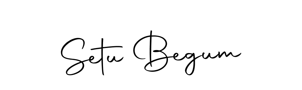 Make a beautiful signature design for name Setu Begum. Use this online signature maker to create a handwritten signature for free. Setu Begum signature style 10 images and pictures png