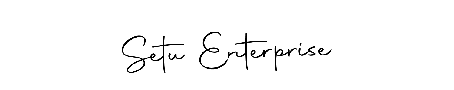 Use a signature maker to create a handwritten signature online. With this signature software, you can design (Autography-DOLnW) your own signature for name Setu Enterprise. Setu Enterprise signature style 10 images and pictures png