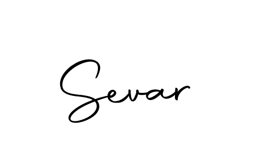 Create a beautiful signature design for name Sevar. With this signature (Autography-DOLnW) fonts, you can make a handwritten signature for free. Sevar signature style 10 images and pictures png