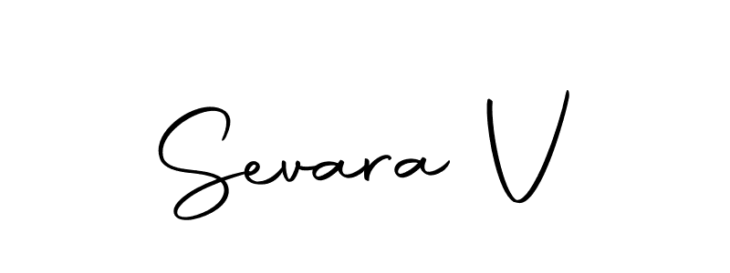 Design your own signature with our free online signature maker. With this signature software, you can create a handwritten (Autography-DOLnW) signature for name Sevara V. Sevara V signature style 10 images and pictures png