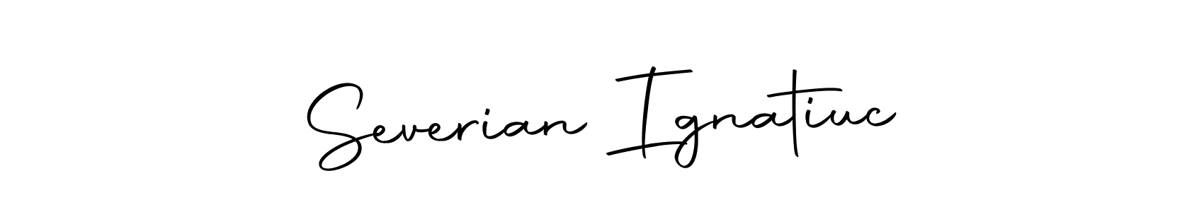 It looks lik you need a new signature style for name Severian Ignatiuc. Design unique handwritten (Autography-DOLnW) signature with our free signature maker in just a few clicks. Severian Ignatiuc signature style 10 images and pictures png