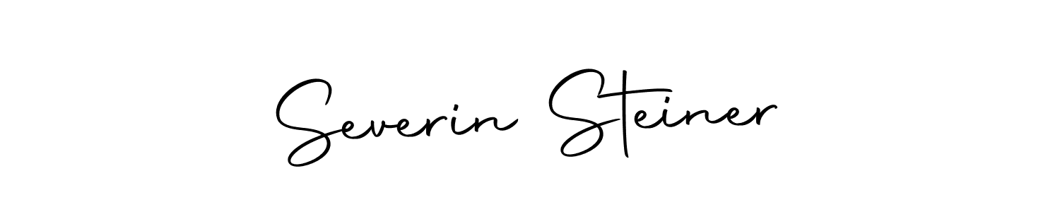 Create a beautiful signature design for name Severin Steiner. With this signature (Autography-DOLnW) fonts, you can make a handwritten signature for free. Severin Steiner signature style 10 images and pictures png