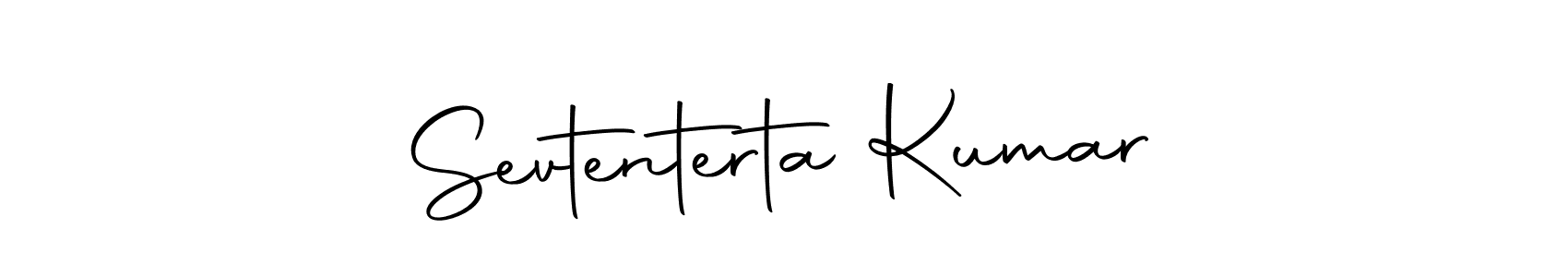 Make a short Sevtenterta Kumar signature style. Manage your documents anywhere anytime using Autography-DOLnW. Create and add eSignatures, submit forms, share and send files easily. Sevtenterta Kumar signature style 10 images and pictures png