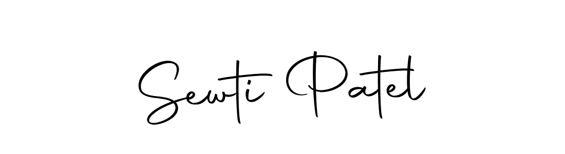 Make a beautiful signature design for name Sewti Patel. With this signature (Autography-DOLnW) style, you can create a handwritten signature for free. Sewti Patel signature style 10 images and pictures png