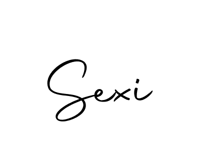 Design your own signature with our free online signature maker. With this signature software, you can create a handwritten (Autography-DOLnW) signature for name Sexi. Sexi signature style 10 images and pictures png