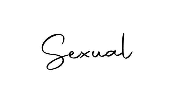 Make a beautiful signature design for name Sexual. With this signature (Autography-DOLnW) style, you can create a handwritten signature for free. Sexual signature style 10 images and pictures png