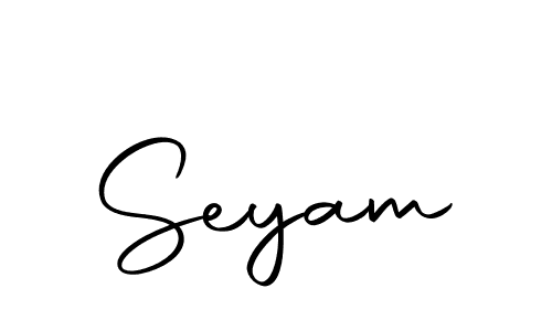 Create a beautiful signature design for name Seyam. With this signature (Autography-DOLnW) fonts, you can make a handwritten signature for free. Seyam signature style 10 images and pictures png