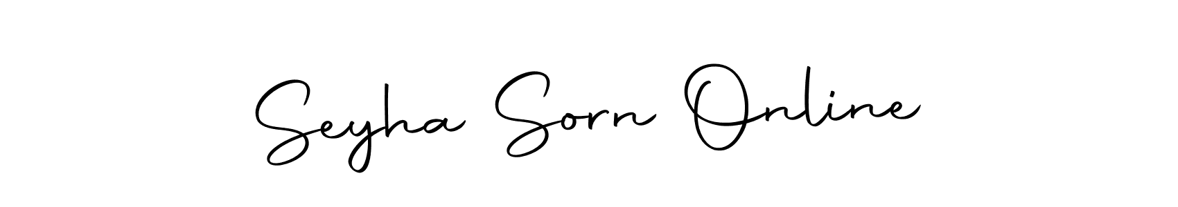 Use a signature maker to create a handwritten signature online. With this signature software, you can design (Autography-DOLnW) your own signature for name Seyha Sorn Online. Seyha Sorn Online signature style 10 images and pictures png