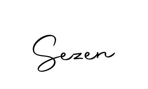 How to make Sezen signature? Autography-DOLnW is a professional autograph style. Create handwritten signature for Sezen name. Sezen signature style 10 images and pictures png