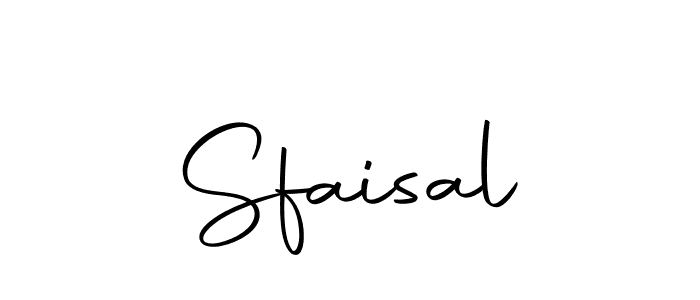 Design your own signature with our free online signature maker. With this signature software, you can create a handwritten (Autography-DOLnW) signature for name Sfaisal. Sfaisal signature style 10 images and pictures png