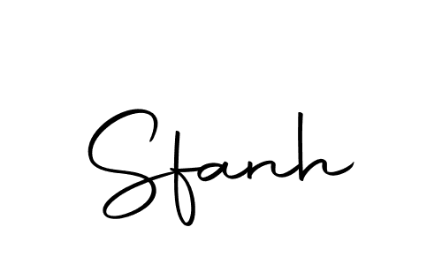 Use a signature maker to create a handwritten signature online. With this signature software, you can design (Autography-DOLnW) your own signature for name Sfanh. Sfanh signature style 10 images and pictures png