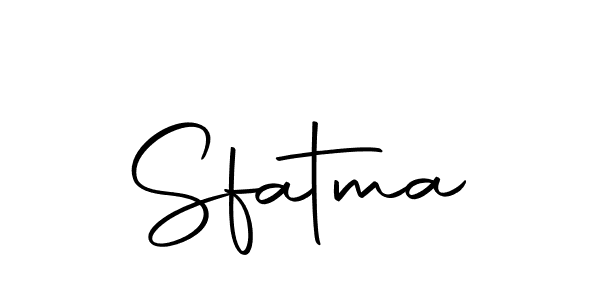 Design your own signature with our free online signature maker. With this signature software, you can create a handwritten (Autography-DOLnW) signature for name Sfatma. Sfatma signature style 10 images and pictures png