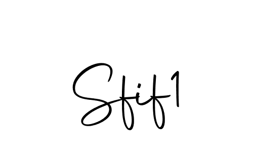Similarly Autography-DOLnW is the best handwritten signature design. Signature creator online .You can use it as an online autograph creator for name Sfif1. Sfif1 signature style 10 images and pictures png