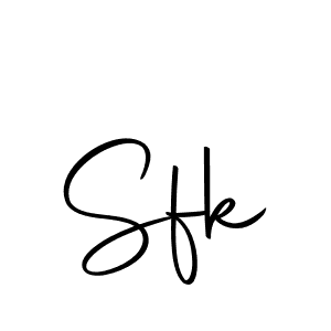 How to make Sfk signature? Autography-DOLnW is a professional autograph style. Create handwritten signature for Sfk name. Sfk signature style 10 images and pictures png