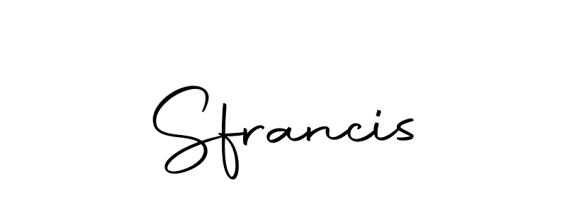 Also we have Sfrancis name is the best signature style. Create professional handwritten signature collection using Autography-DOLnW autograph style. Sfrancis signature style 10 images and pictures png