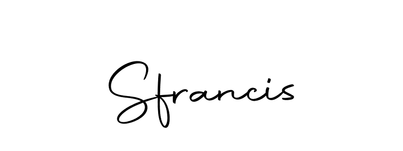 You can use this online signature creator to create a handwritten signature for the name Sfrancis. This is the best online autograph maker. Sfrancis signature style 10 images and pictures png