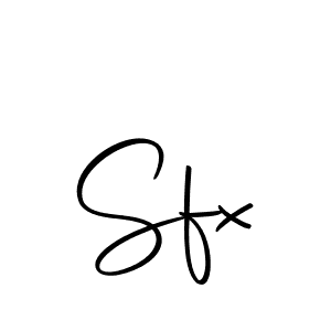 Create a beautiful signature design for name Sfx. With this signature (Autography-DOLnW) fonts, you can make a handwritten signature for free. Sfx signature style 10 images and pictures png