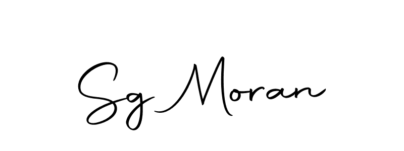 Make a beautiful signature design for name Sg Moran. With this signature (Autography-DOLnW) style, you can create a handwritten signature for free. Sg Moran signature style 10 images and pictures png