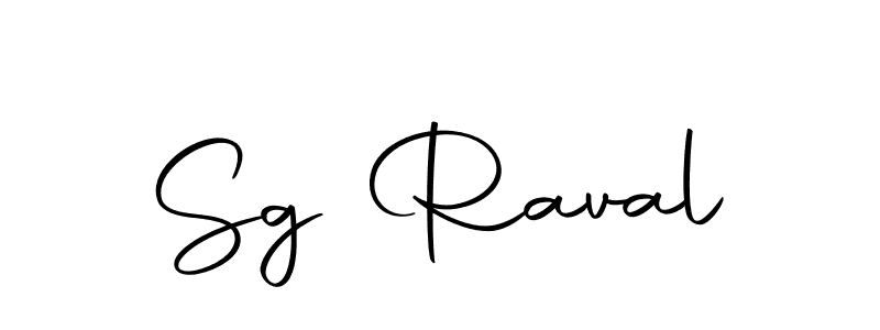 Sg Raval stylish signature style. Best Handwritten Sign (Autography-DOLnW) for my name. Handwritten Signature Collection Ideas for my name Sg Raval. Sg Raval signature style 10 images and pictures png