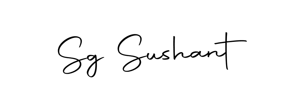 Make a beautiful signature design for name Sg Sushant. With this signature (Autography-DOLnW) style, you can create a handwritten signature for free. Sg Sushant signature style 10 images and pictures png