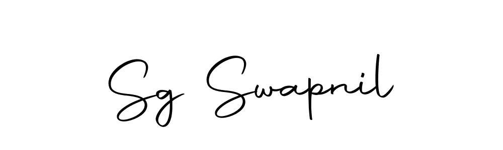 You should practise on your own different ways (Autography-DOLnW) to write your name (Sg Swapnil) in signature. don't let someone else do it for you. Sg Swapnil signature style 10 images and pictures png