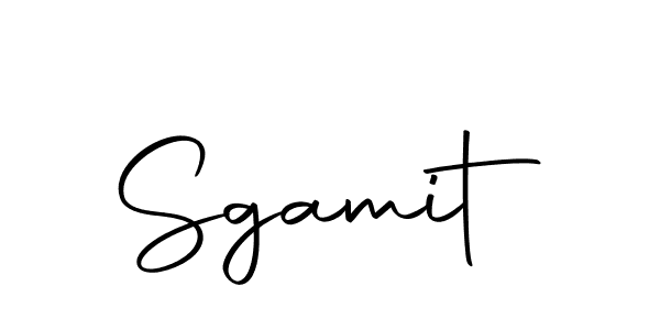 You should practise on your own different ways (Autography-DOLnW) to write your name (Sgamit) in signature. don't let someone else do it for you. Sgamit signature style 10 images and pictures png