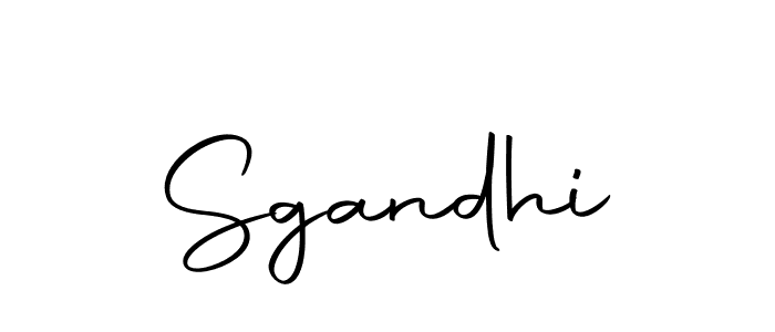 You should practise on your own different ways (Autography-DOLnW) to write your name (Sgandhi) in signature. don't let someone else do it for you. Sgandhi signature style 10 images and pictures png