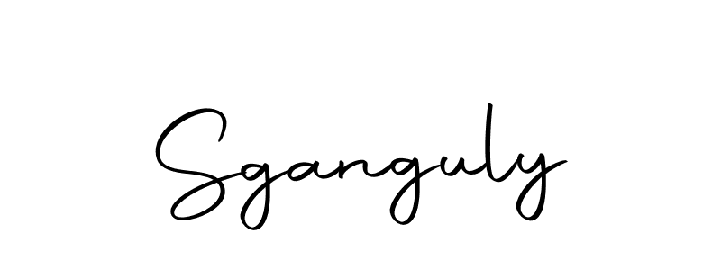 Use a signature maker to create a handwritten signature online. With this signature software, you can design (Autography-DOLnW) your own signature for name Sganguly. Sganguly signature style 10 images and pictures png