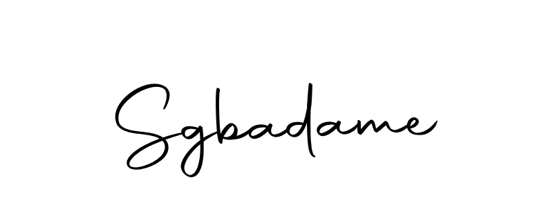 The best way (Autography-DOLnW) to make a short signature is to pick only two or three words in your name. The name Sgbadame include a total of six letters. For converting this name. Sgbadame signature style 10 images and pictures png