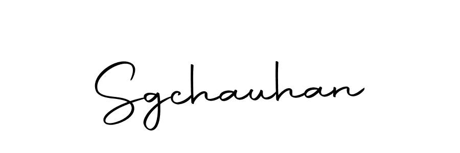Make a beautiful signature design for name Sgchauhan. With this signature (Autography-DOLnW) style, you can create a handwritten signature for free. Sgchauhan signature style 10 images and pictures png