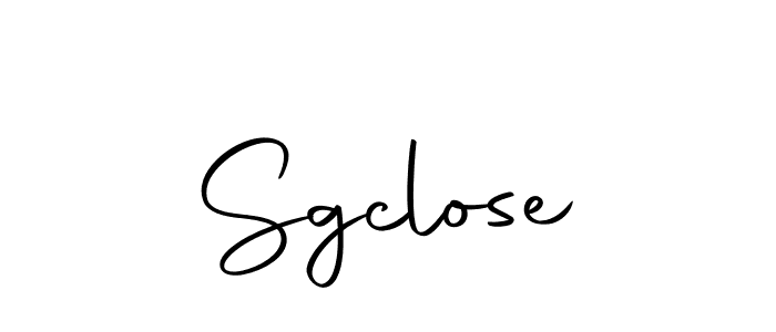 You should practise on your own different ways (Autography-DOLnW) to write your name (Sgclose) in signature. don't let someone else do it for you. Sgclose signature style 10 images and pictures png