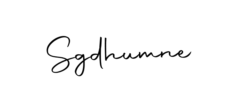 Use a signature maker to create a handwritten signature online. With this signature software, you can design (Autography-DOLnW) your own signature for name Sgdhumne. Sgdhumne signature style 10 images and pictures png