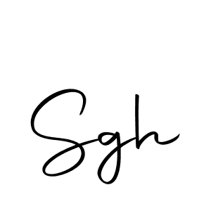 Design your own signature with our free online signature maker. With this signature software, you can create a handwritten (Autography-DOLnW) signature for name Sgh. Sgh signature style 10 images and pictures png