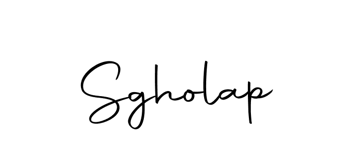 Use a signature maker to create a handwritten signature online. With this signature software, you can design (Autography-DOLnW) your own signature for name Sgholap. Sgholap signature style 10 images and pictures png