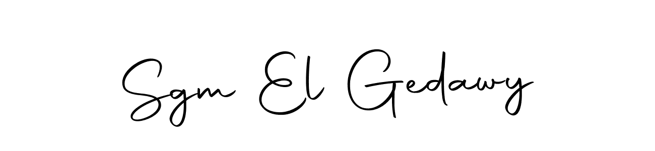 How to make Sgm El Gedawy signature? Autography-DOLnW is a professional autograph style. Create handwritten signature for Sgm El Gedawy name. Sgm El Gedawy signature style 10 images and pictures png