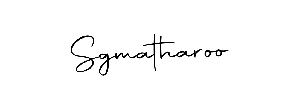 Use a signature maker to create a handwritten signature online. With this signature software, you can design (Autography-DOLnW) your own signature for name Sgmatharoo. Sgmatharoo signature style 10 images and pictures png