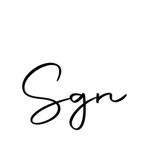 How to make Sgn signature? Autography-DOLnW is a professional autograph style. Create handwritten signature for Sgn name. Sgn signature style 10 images and pictures png