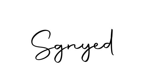 How to make Sgnyed signature? Autography-DOLnW is a professional autograph style. Create handwritten signature for Sgnyed name. Sgnyed signature style 10 images and pictures png