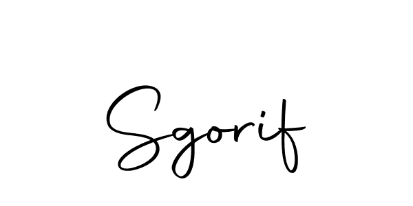 Design your own signature with our free online signature maker. With this signature software, you can create a handwritten (Autography-DOLnW) signature for name Sgorif. Sgorif signature style 10 images and pictures png