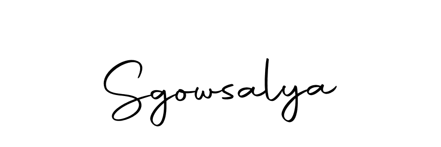 Use a signature maker to create a handwritten signature online. With this signature software, you can design (Autography-DOLnW) your own signature for name Sgowsalya. Sgowsalya signature style 10 images and pictures png