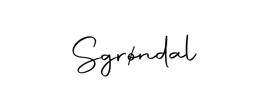 You should practise on your own different ways (Autography-DOLnW) to write your name (Sgrøndal) in signature. don't let someone else do it for you. Sgrøndal signature style 10 images and pictures png