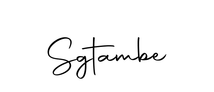 How to make Sgtambe signature? Autography-DOLnW is a professional autograph style. Create handwritten signature for Sgtambe name. Sgtambe signature style 10 images and pictures png
