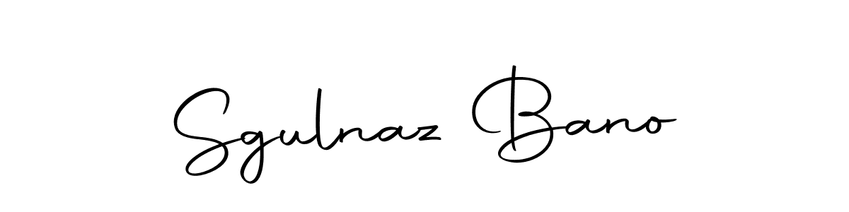 Also we have Sgulnaz Bano name is the best signature style. Create professional handwritten signature collection using Autography-DOLnW autograph style. Sgulnaz Bano signature style 10 images and pictures png