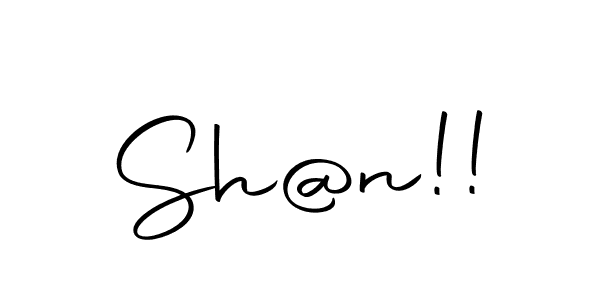 Use a signature maker to create a handwritten signature online. With this signature software, you can design (Autography-DOLnW) your own signature for name Sh@n!!. Sh@n!! signature style 10 images and pictures png