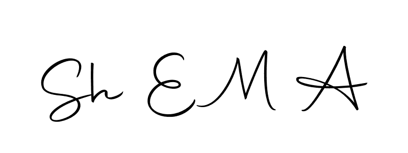 if you are searching for the best signature style for your name Sh E M A. so please give up your signature search. here we have designed multiple signature styles  using Autography-DOLnW. Sh E M A signature style 10 images and pictures png