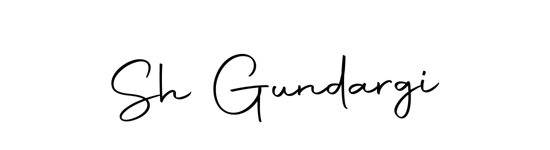 Sh Gundargi stylish signature style. Best Handwritten Sign (Autography-DOLnW) for my name. Handwritten Signature Collection Ideas for my name Sh Gundargi. Sh Gundargi signature style 10 images and pictures png