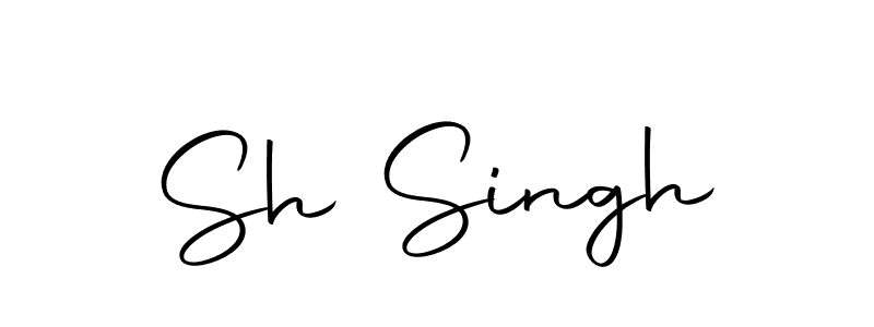 Make a beautiful signature design for name Sh Singh. With this signature (Autography-DOLnW) style, you can create a handwritten signature for free. Sh Singh signature style 10 images and pictures png