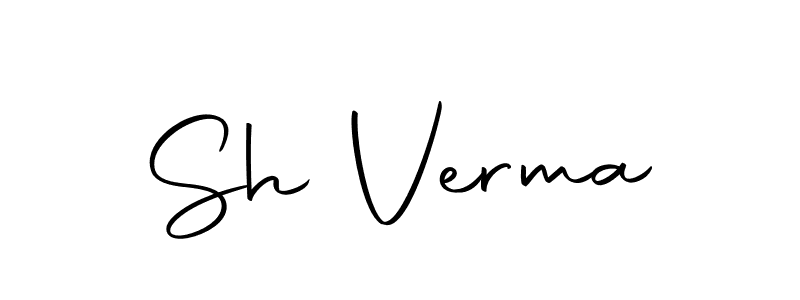 Create a beautiful signature design for name Sh Verma. With this signature (Autography-DOLnW) fonts, you can make a handwritten signature for free. Sh Verma signature style 10 images and pictures png